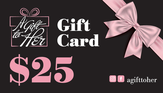 AGIFTTOHER.COM $25 GIFT CARD