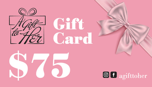 AGIFTTOHER.COM $75 GIFT CARD