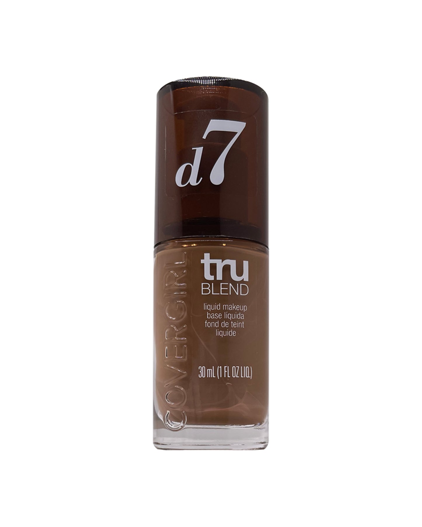 COVERGIRL TRU BLEND DOUNDATION LIQUID MAKEUP BASE 30 ml / 1 Fl. oz. (D7 - SOFT SABLE)