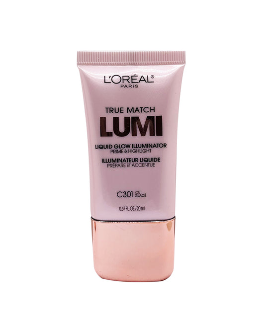 L'OREAL TRUE MATCH LUMI LIQUID GLOW ILLUMINATOR PRIME & HIGHLIGHT 20 ml / 0.67 fl. oz. (C301 - ICE)