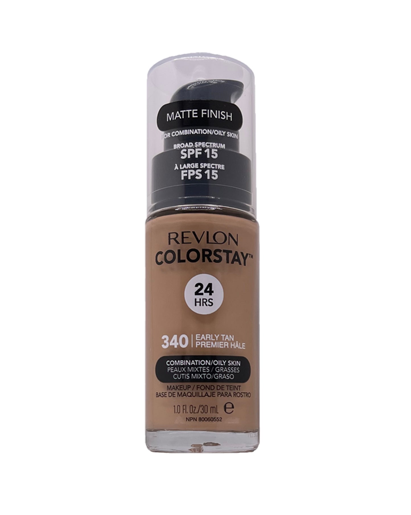 REVLON COLORSTAY MATTE COMBINATION/OILY SKIN SPF 15; 30 ml / 1 fl. oz. (340 - EARLY TAN)