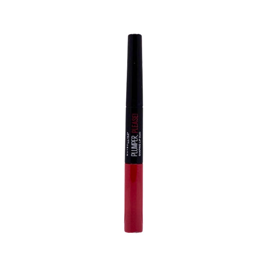 MAYBELLINE PLUMPER PLEASE SHAPING LIP DUO 2 IN 1 GLOSS 0.14 fl. oz. + LINER 0.035 oz (235 - HOT AND SPICY)