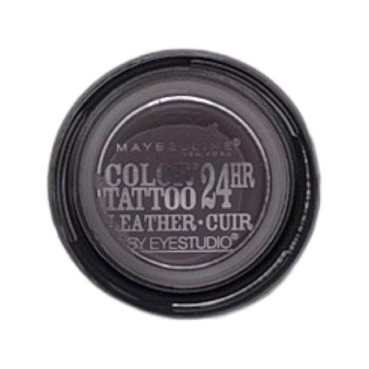 MAYBELLINE COLOR TATOO 24 HOURS LEATHER BY EYESTUDIO EYE SHADOW 0.14 oz / 4 g (90 - VINTAGE PLUM)