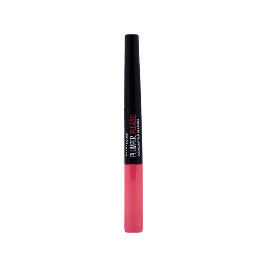 MAYBELLINE PLUMPER PLEASE SHAPING LIP DUO 2 IN 1 GLOSS 0.14 fl. oz. + LINER 0.035 oz (220 - POWER STARE)