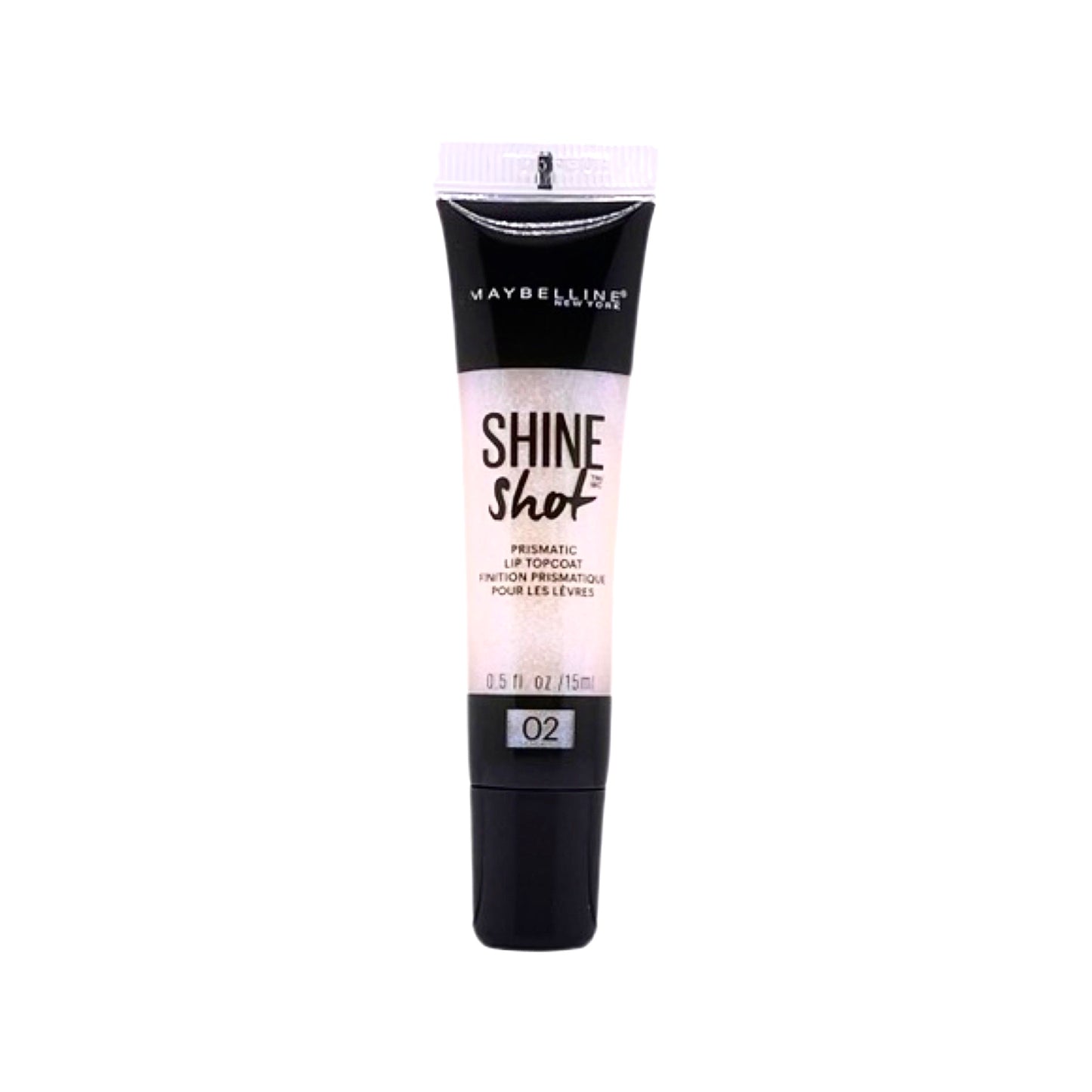 MAYBELLINE SHINE SHOT PRISMATIC LIP TOP COAT 0.5 fl. oz. / 15 ml (#02)