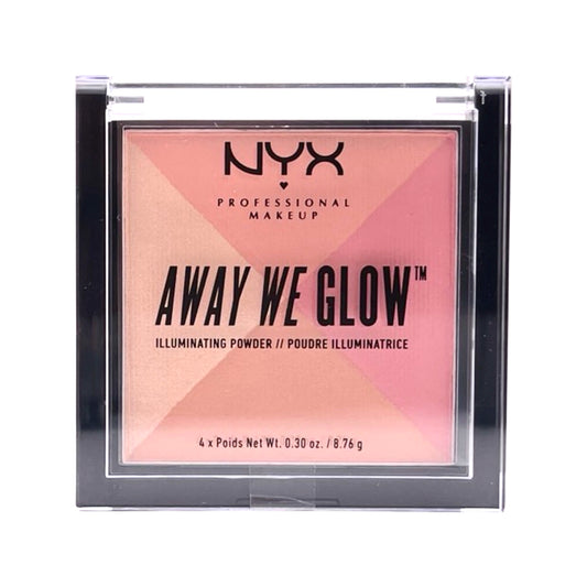 NYX AWAY WE GLOW ILLUMINATING POWDER 0.3 oz / 8.76 g (AWGIP04 - CRUSHED ROSE)