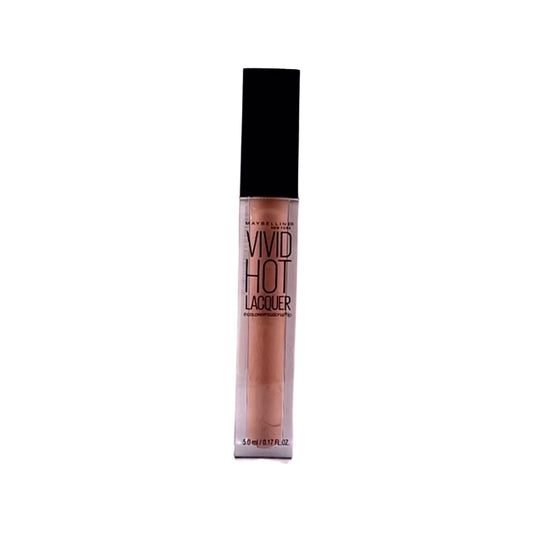 MAYBELLINE VIVID HOT LIP LAQUER LIP GLOSS 0.17 fl. oz. / 5 ml (64 - UNREAL)