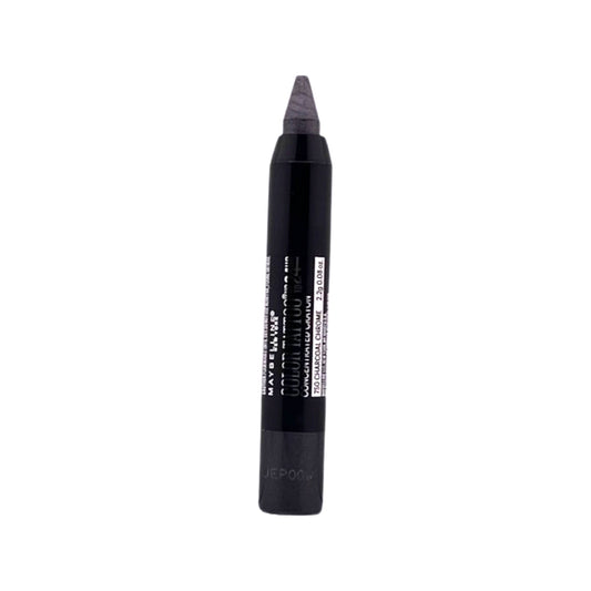 MAYBELLINE COLOR TATOO 24 HOURS CRAYON CONCENTRATED EYE SHADOW 0.08 oz (750 - CHARCOAL CHROME)