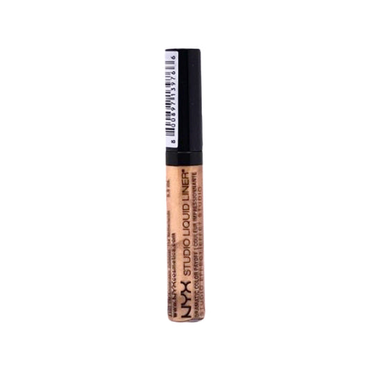 NYX STUDIO LIQUID LINER DRAMATIC COLOR PAYOFF EYE LINER 0.19 fl. oz. / 5.6 ml (SL107 - EXTREME GOLD)