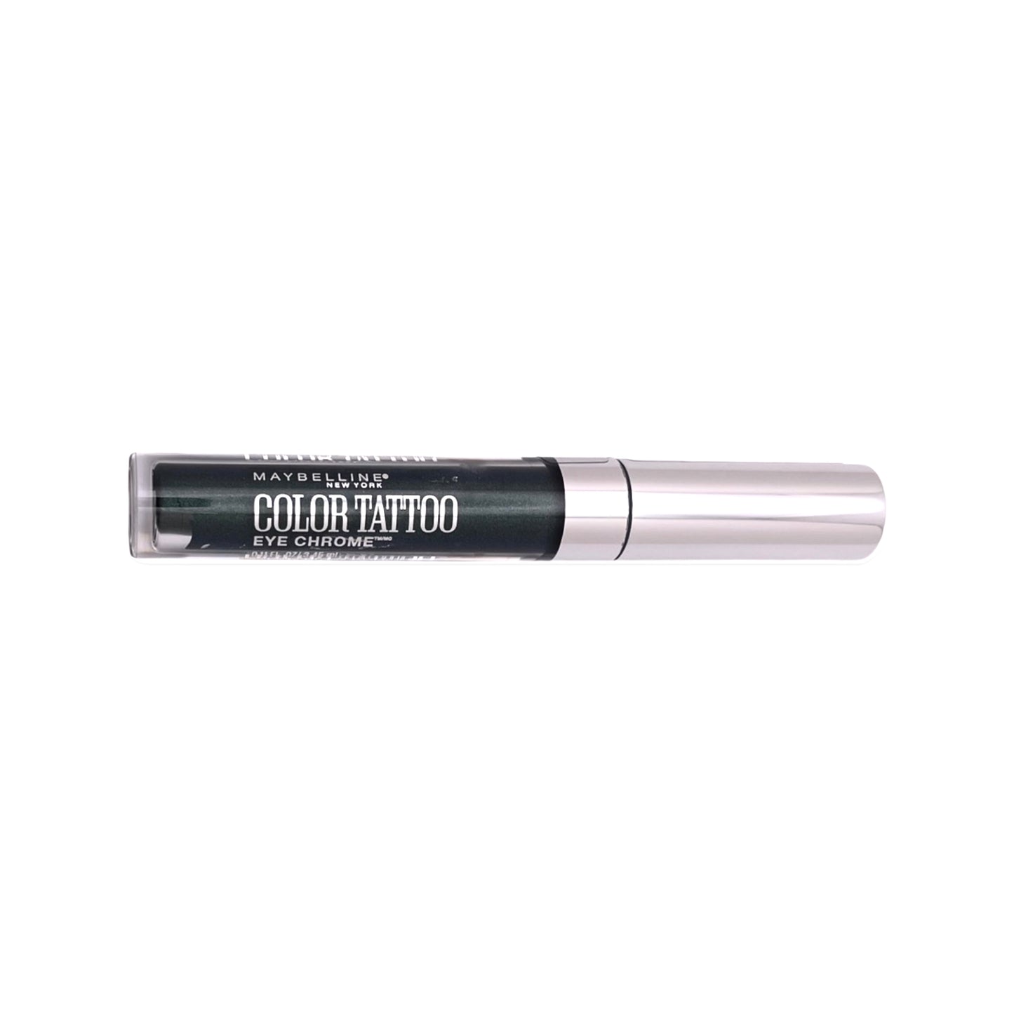 MAYBELLINE COLOR TATTOO EYE CHROME LIQUID EYE SHADOW 0.11 fl oz / 3.45 ml (550 - ELECTRIC EMERALD)